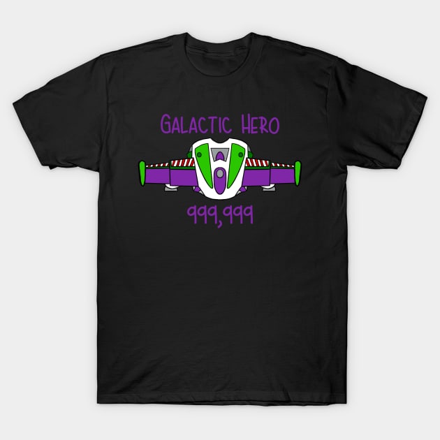 Galactic Hero T-Shirt by millersmystical